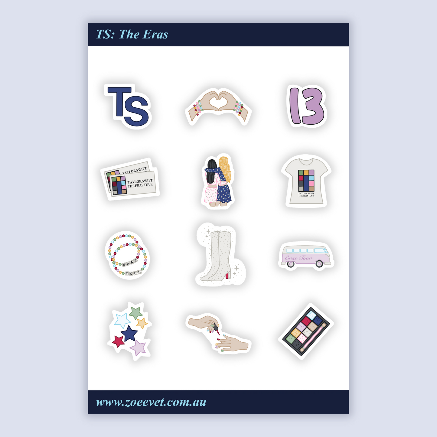 Taylor Swift Eras Sticker Pack