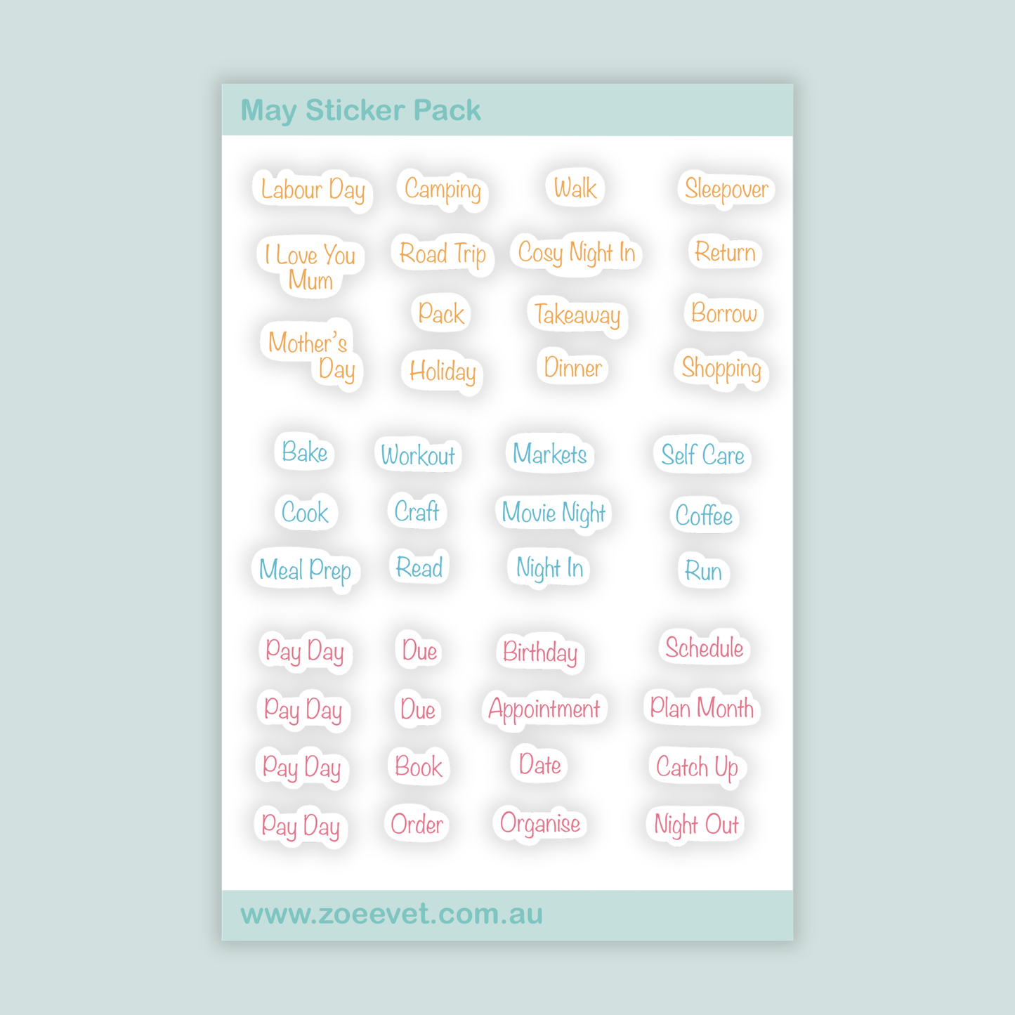 Planner Sticker Subscription Pack